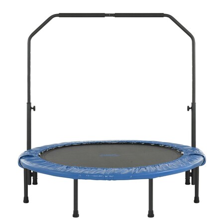Upperbounce 48" Mini Foldable Rebounder Fitness Trampoline w/Adjustable Handrail UBSF01-48